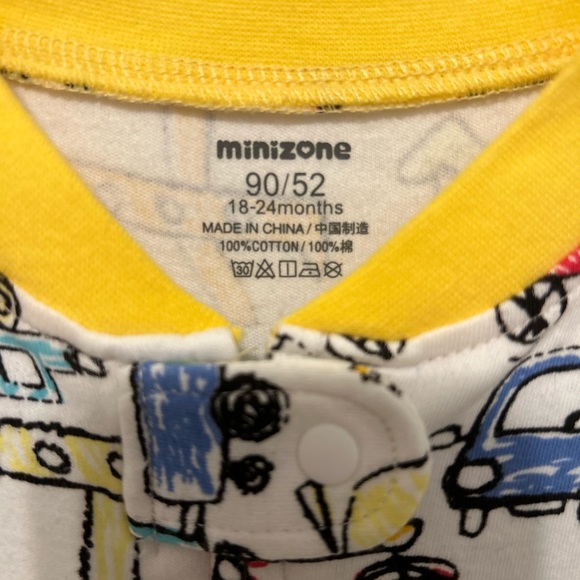 SALE!!  Two Way Zip Pajamas Lot of 2 - Like New! - Picture 8 of 8